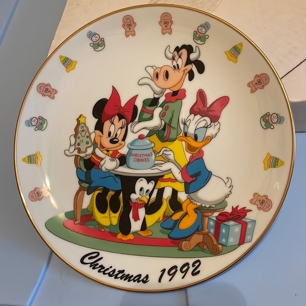Grolier Collectibles LTD Collectors Plates Christmas 1992 Christmas Cookies